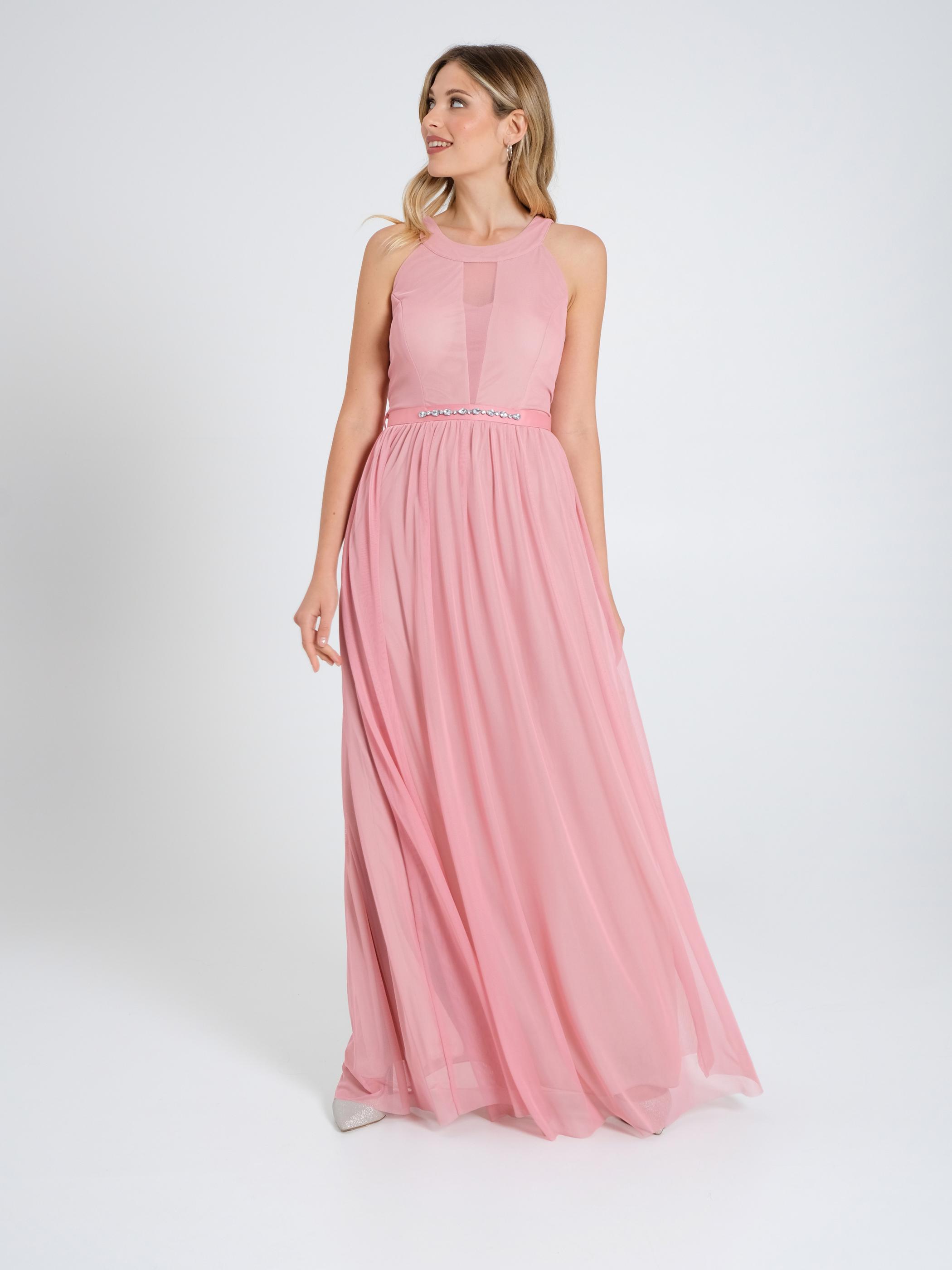 Abito in Tulle Rosa Antico Rinascimento